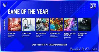 TGA2021年度最佳游戏提名有哪些