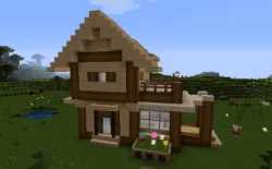 我的世界木质豪宅怎么做？