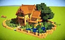 我的世界田园风房子怎么建？