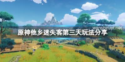 原神他乡迷失客第三天怎么玩？他乡迷失客第三天玩法分享