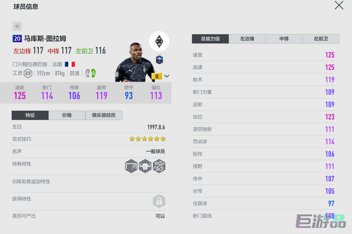 细数Fifa online4的那些妖人前锋